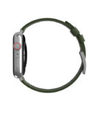 ⁦حزام جلدي يومي - زيتوني⁩ - الصورة ⁦2⁩