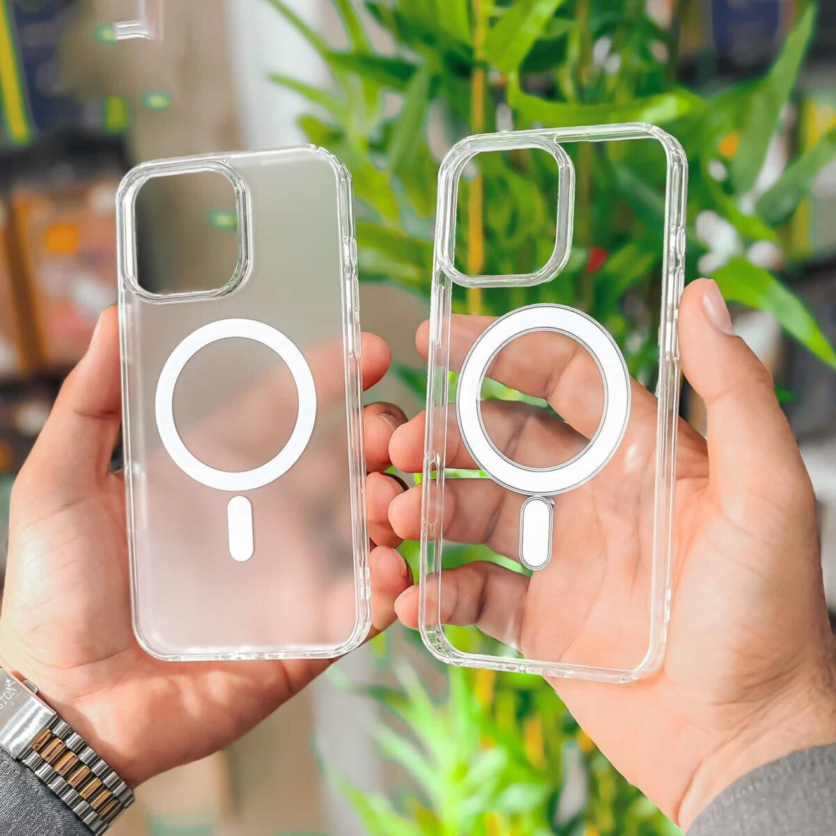 IMG_iphonecase01 غلاف الكريستال الشفاف Magsafe - الصورة 2