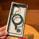 غلاف S23 Ultra الكريستال الملون Magsafe