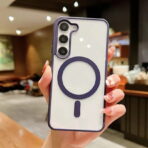 ⁦غلاف S23 العادي الكريستال الملون Magsafe⁩ - الصورة ⁦2⁩