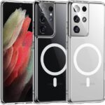 غلاف Samsung S21 Ultra Magsafe كريستال