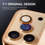 حماية عدسات الكاميرا 📸iPhone 17 Pro Max - الصورة 5