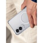 ⁦غلاف الكريستال الشفاف S25 edge⁩ - الصورة ⁦3⁩