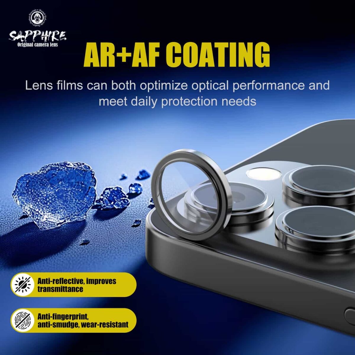 ⁦حماية عدسات الياقوت 💎 iPhone 17 Pro/17 Pro Max⁩ - الصورة ⁦2⁩