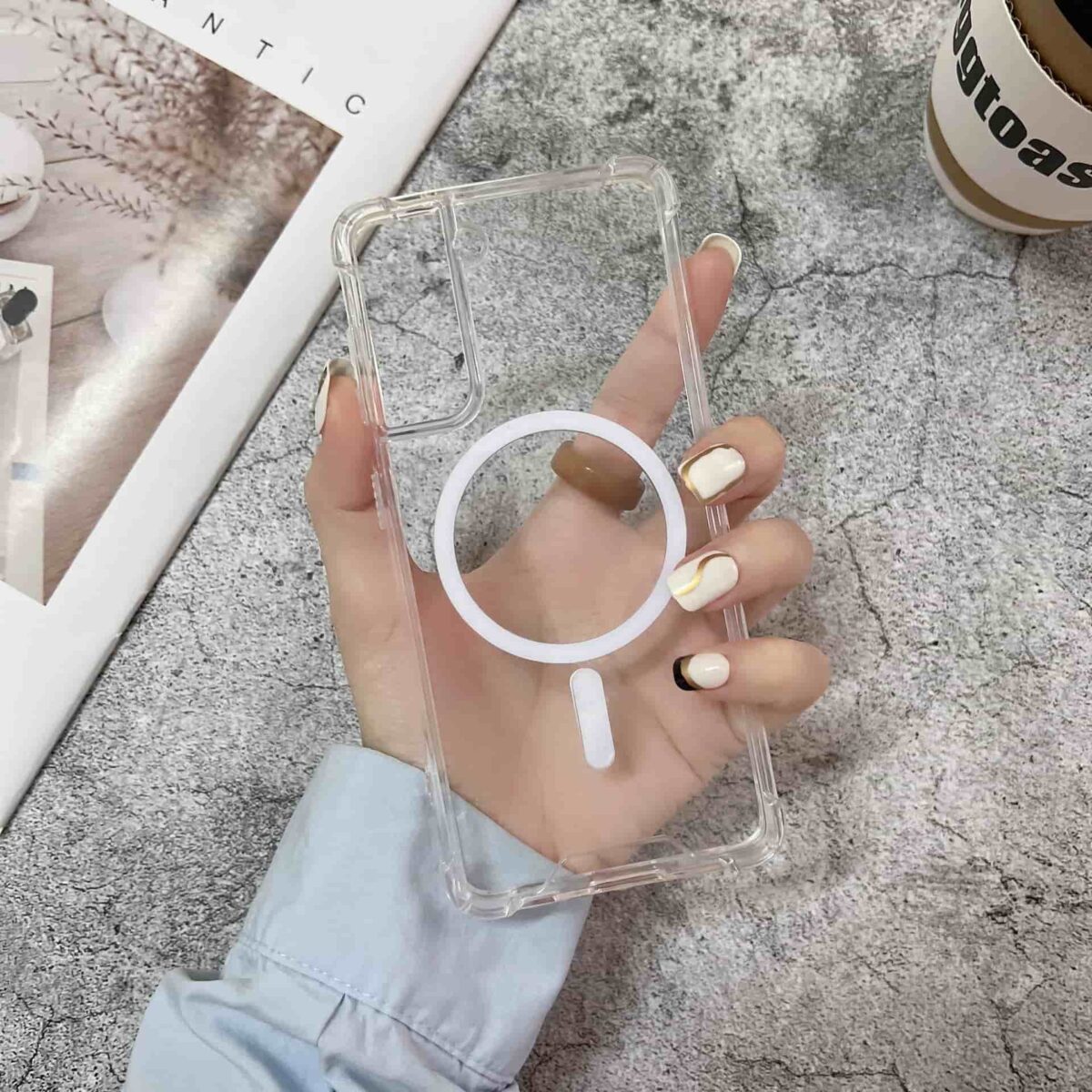 ⁦غلاف الكريستال الشفاف S21 العادي⁩ - الصورة ⁦2⁩