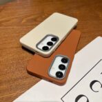 غلاف خلفية جلد S24 Plus